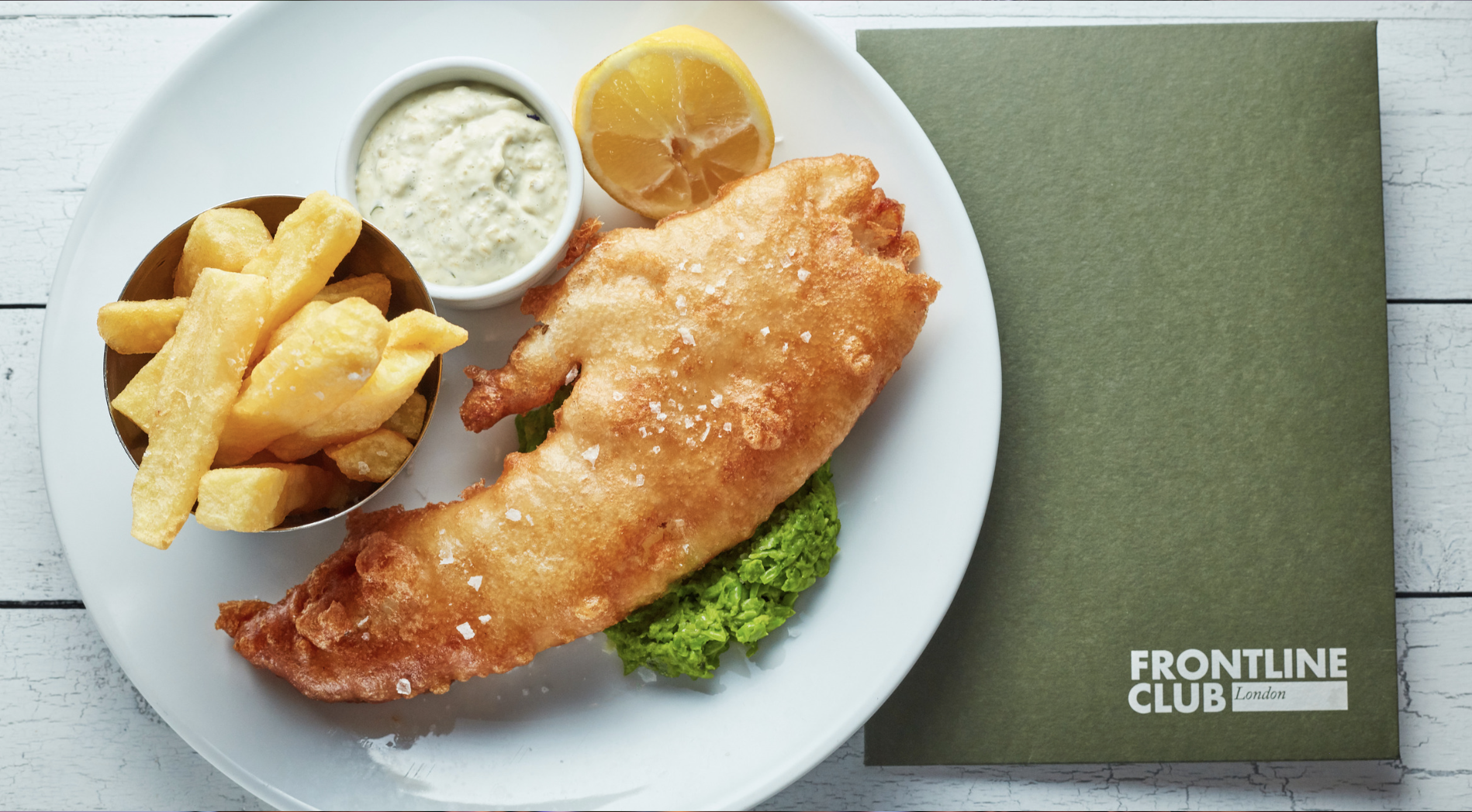 Fish & Chips at the Frontline Club